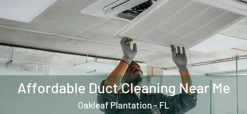Affordable Duct Cleaning Near Me Oakleaf Plantation - FL
