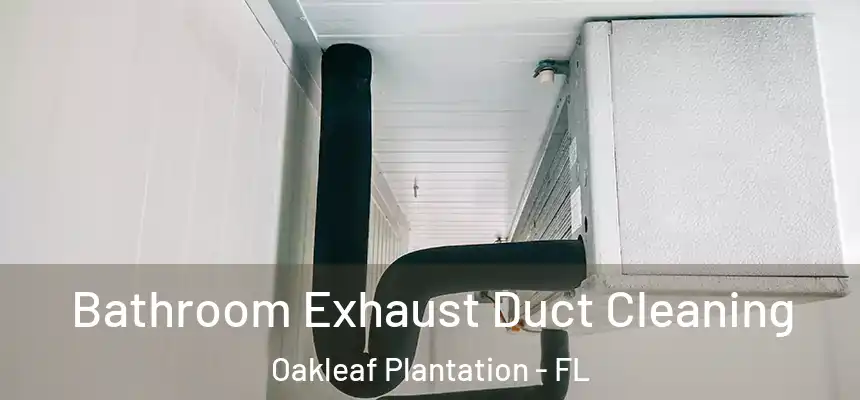 Bathroom Exhaust Duct Cleaning Oakleaf Plantation - FL