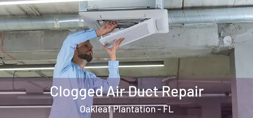 Clogged Air Duct Repair Oakleaf Plantation - FL