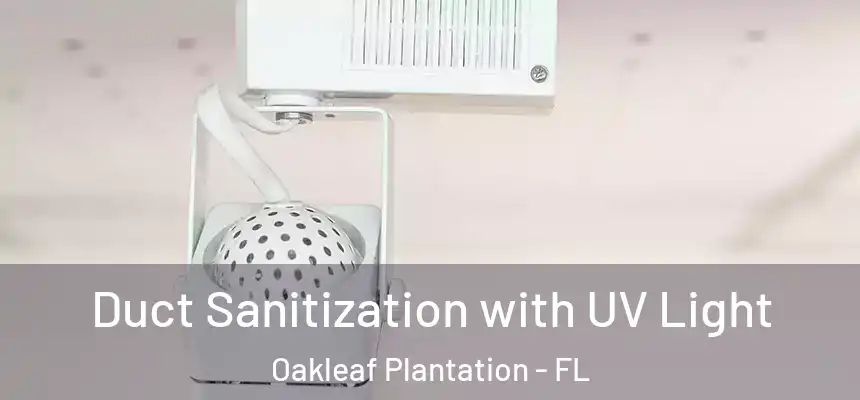 Duct Sanitization with UV Light Oakleaf Plantation - FL